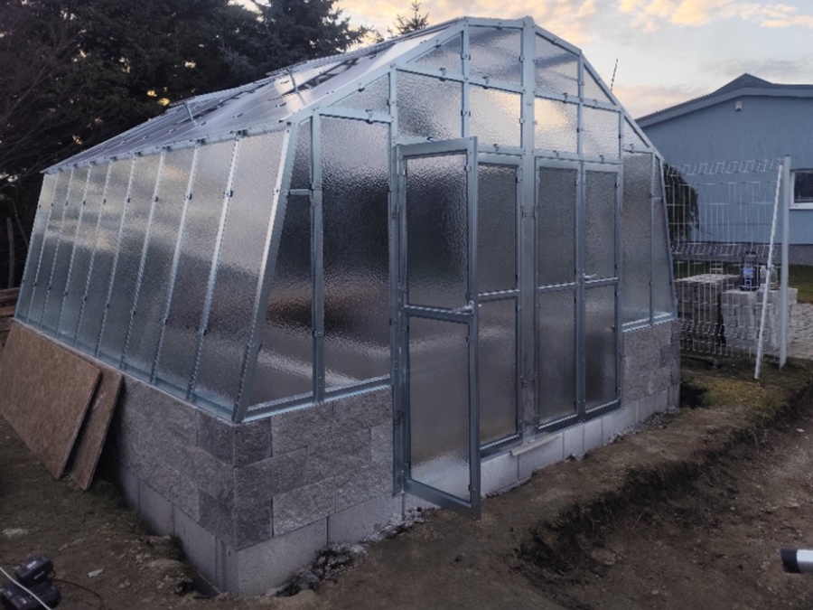 Montáže skleníků