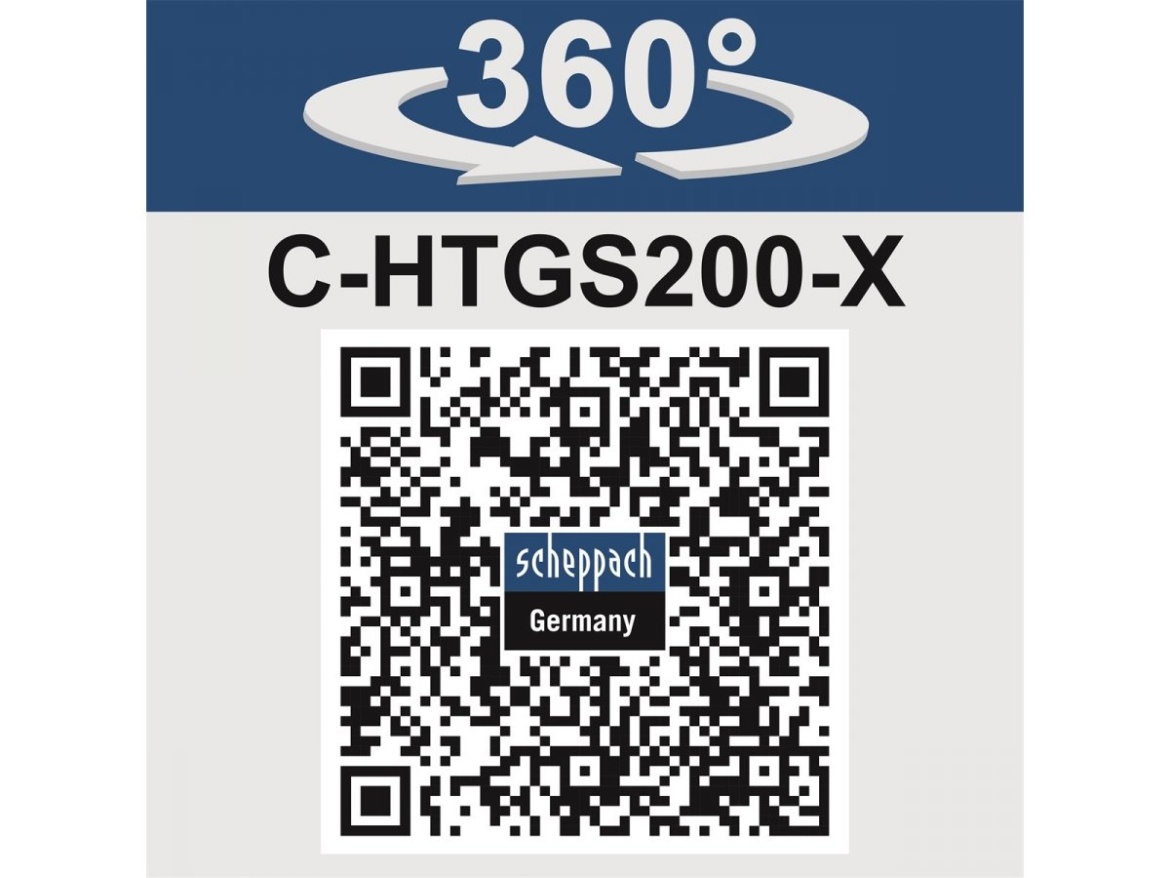 20 V-os IXES akkus fű- és bokornyíró olló (akkumulátor és töltő nélkül) Scheppach C-HTGS200-X