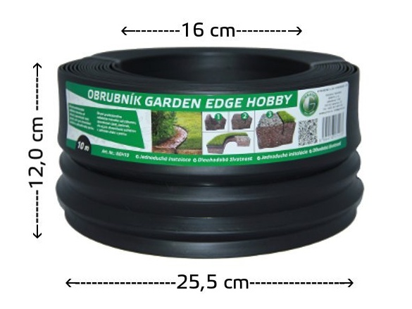 Zahradní obrubník Lanit Plast Garden Edge Hobby
