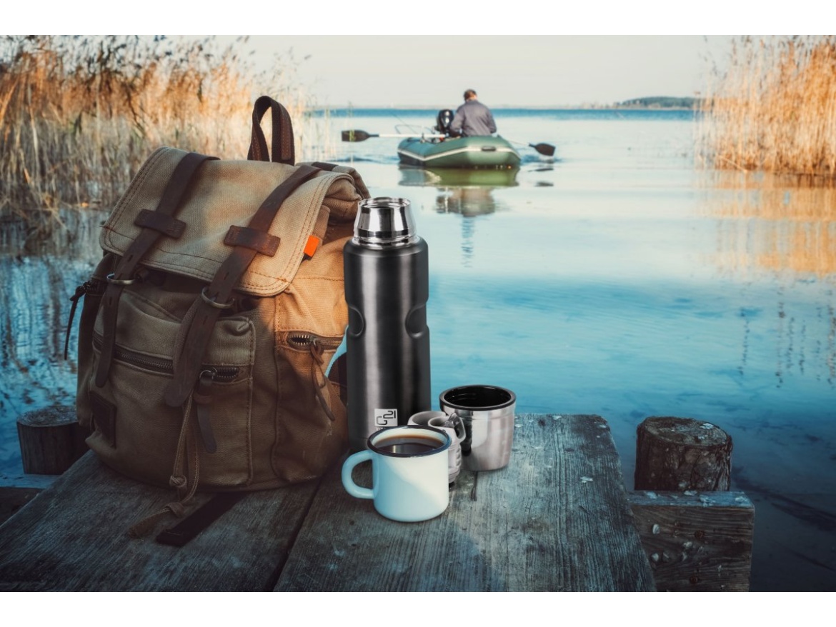 G21 Termoláhev  na pití, 500 ml, ocelově šedá