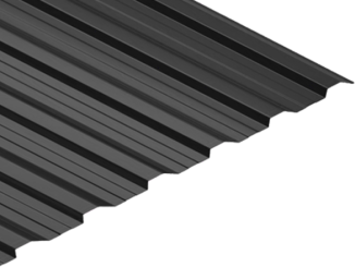 Maloformát –  Trapézový plech 0,45 mm T35 RAL 9005 (čierna)