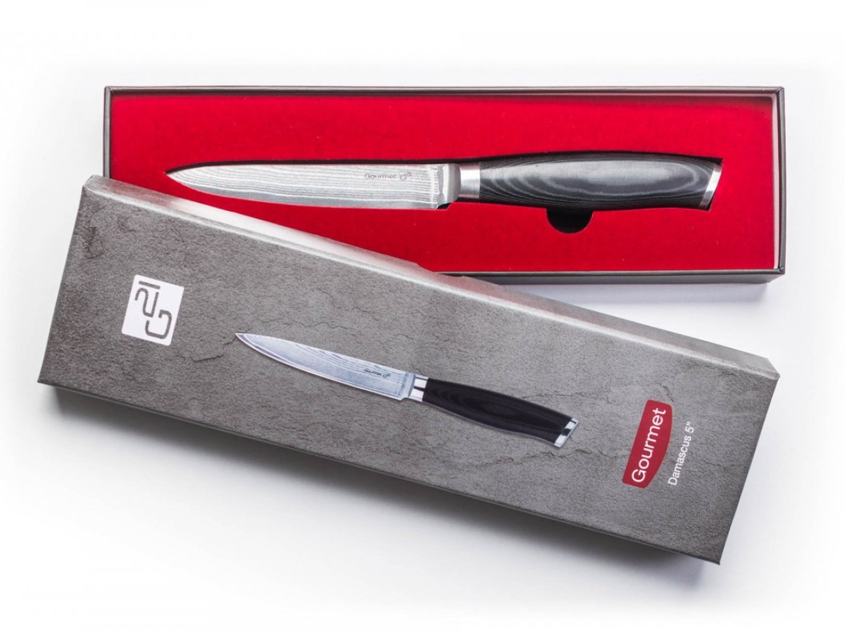 G21 Nůž  Gourmet Damascus 13 cm