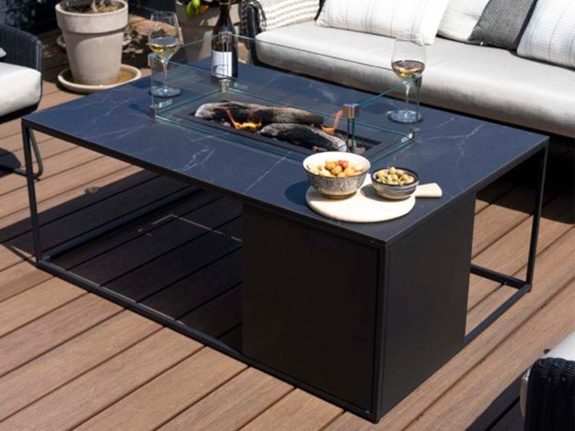 Stůl s plynovým ohništěm COSI Design line