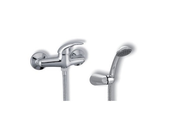 Novaservis Sprchová baterie Metalia 55 150 mm, chrom, nástěnná, s příslušenstvím,  55060,0