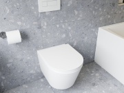 Ravak WC Flow RimOff set, závěsný, bílá