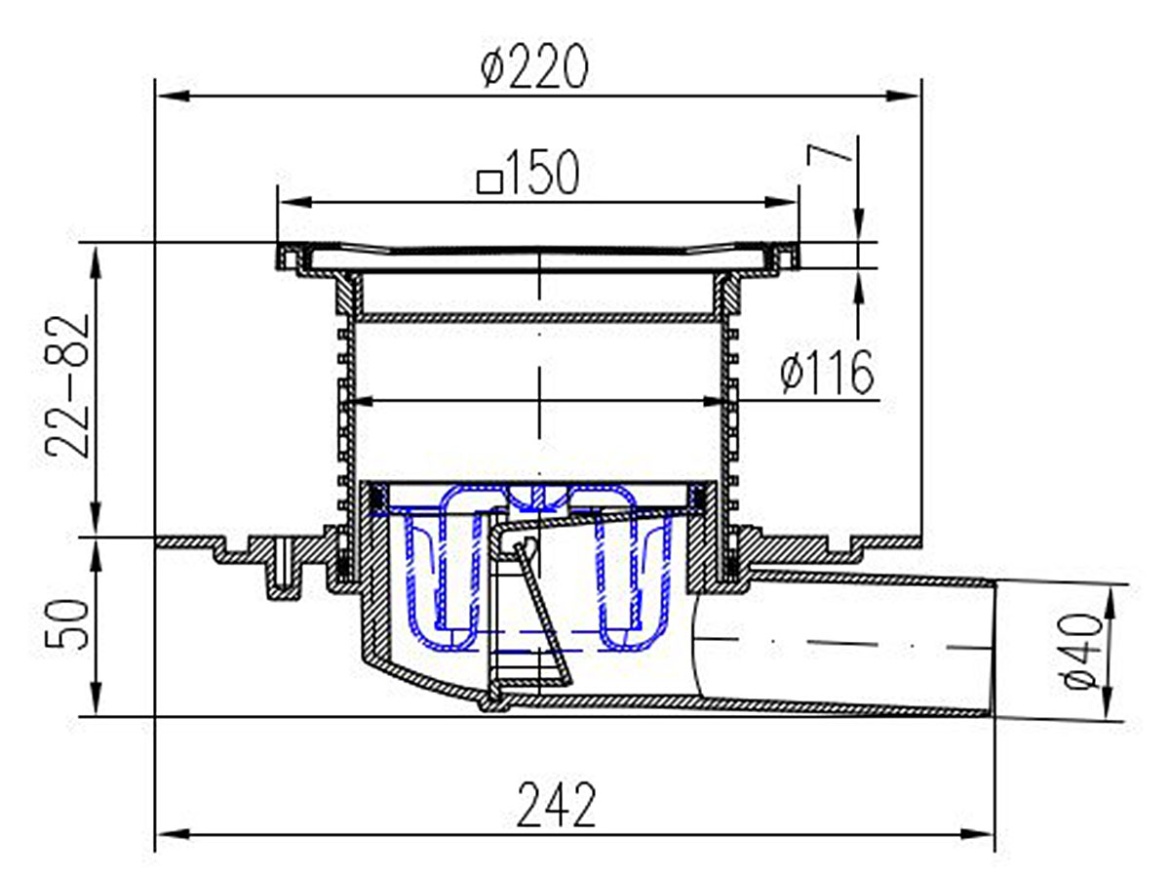 Chuděj PVBU 40 (snížená, univerzální)