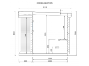 Sauna Tuindeco Inari 70