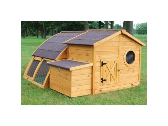 Kurník Scobax Dřevěný kurník OSLO, 1630x1550x860 mm