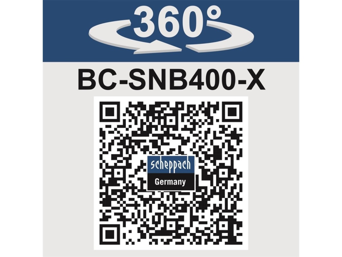 2x 20 V IXES aku snehová fréza (bez batérie a nabíjačky) Scheppach BC-SNB400-X