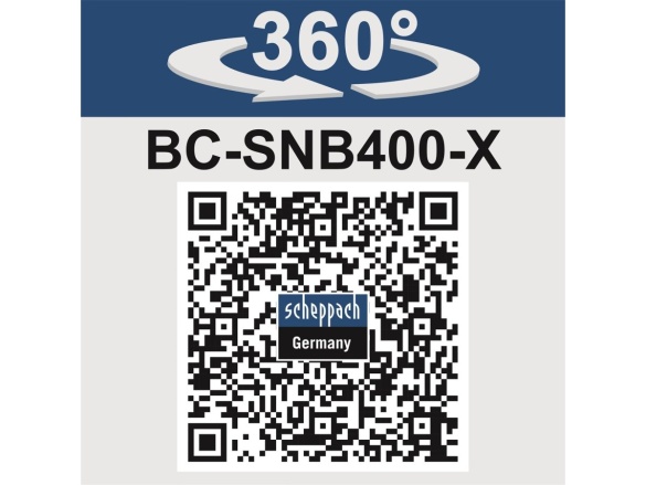 2x 20 V IXES aku snehová fréza (bez batérie a nabíjačky) Scheppach BC-SNB400-X