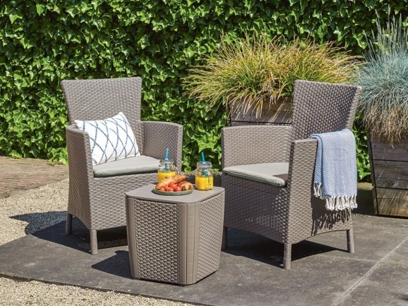 Keter Balkónový set Iowa - cappuccino