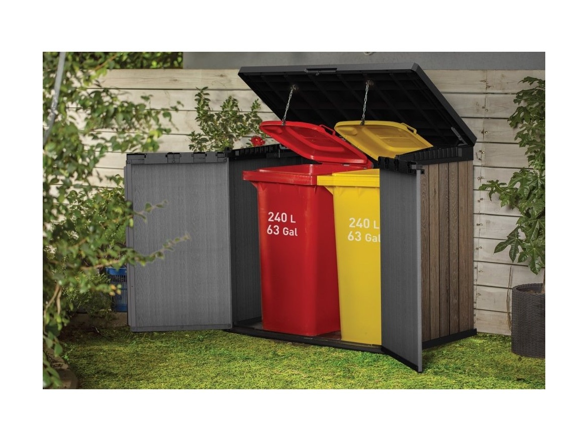 Keter Zahradní úložná skříň Keter DECO SIO DARWIN 1 150 L - walnut / ořech