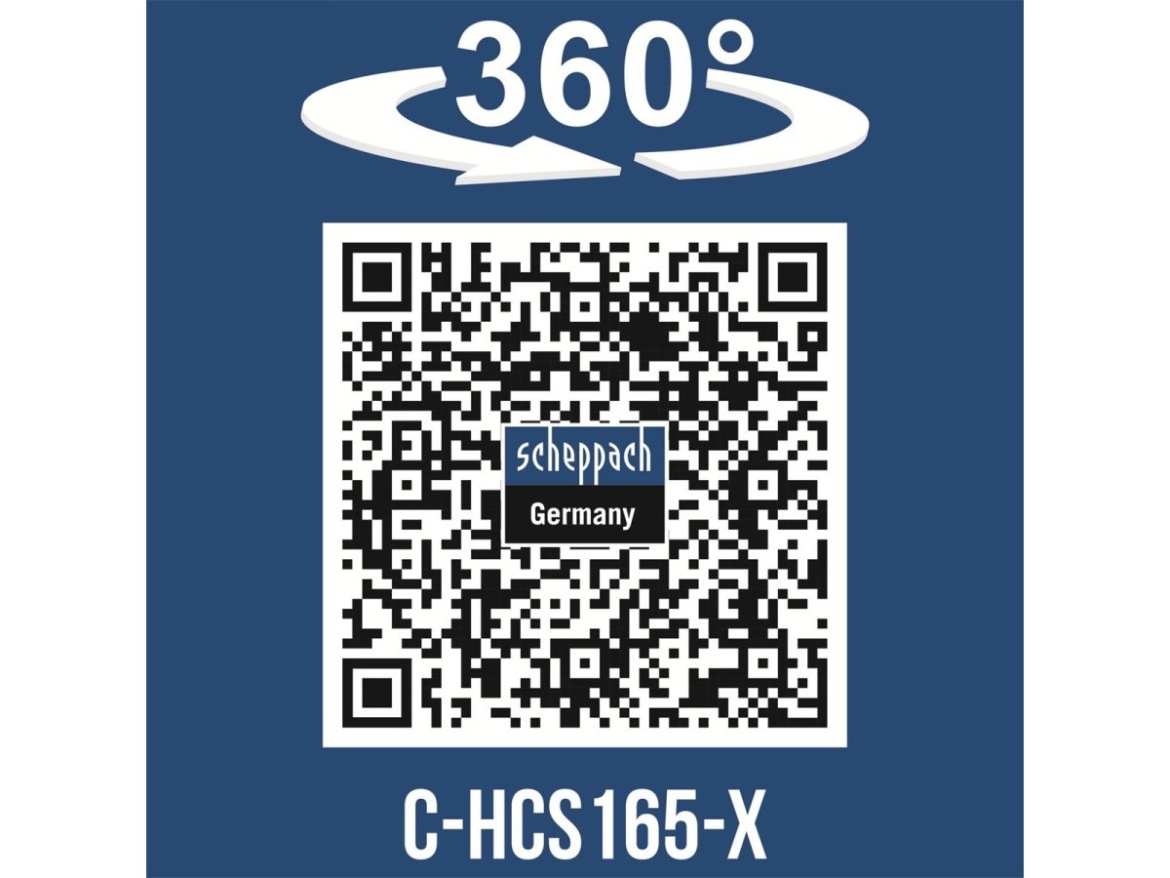 20 V-os IXES akkus körfűrész (akkumulátor és töltő nélkül) Scheppach C-HCS165-X