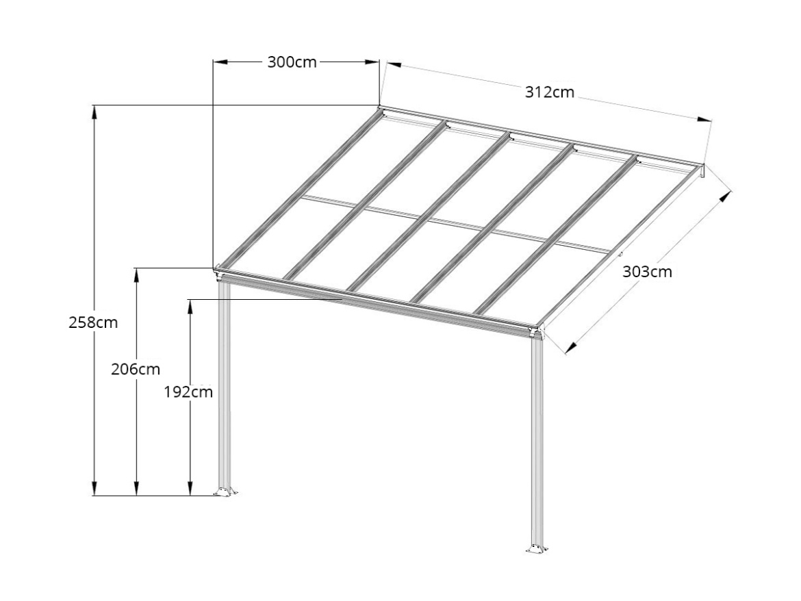 Pergola Gutta BW