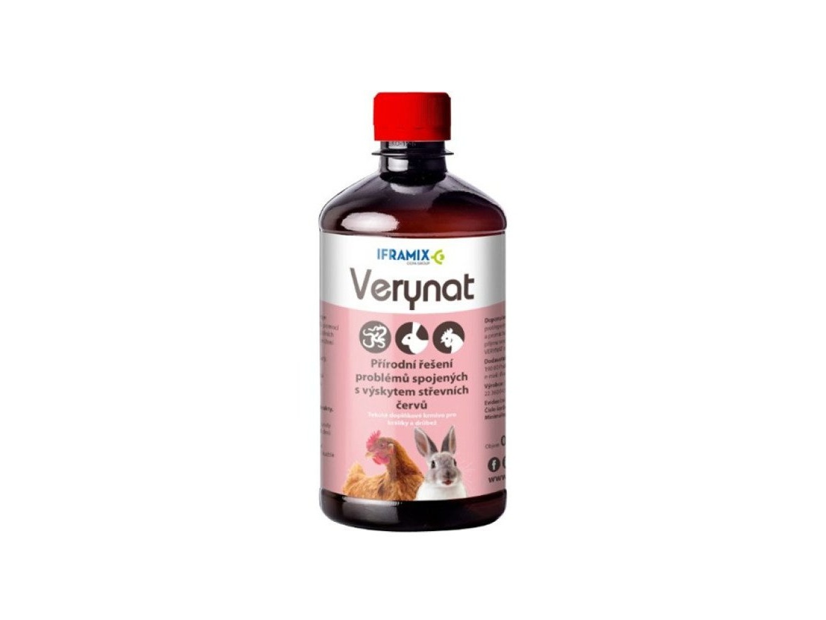 Scobax IFRAMIX - VERYNAT - Přírodní péče o střeva drůbeže a králíků, 500 ml