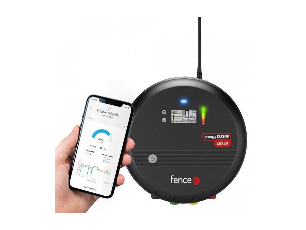 Scobax Set elektrického ohradníku Chytrá Farma - RF zdroj 10 J, ovladač - WiFi Gateway - Monitor MX10 ZDARMA