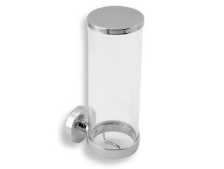 Kiegészítők – Novaservis Zásobník na kosmetické tampóny Metalia 11, sklo/chrom, , 0172,0