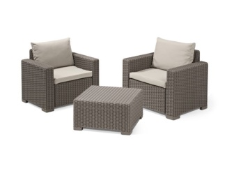 Kertek –  Keter Zahradní set  California 2+1 cappuccino