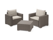 Keter Zahradní set  California 2+1 cappuccino