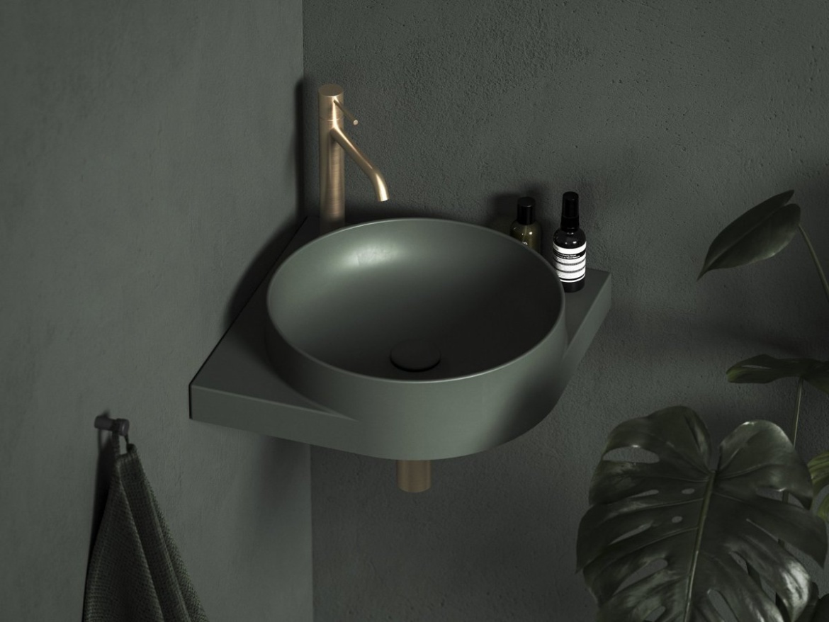 Ravak Umývadlová pileta pevná keramická Flat, biela