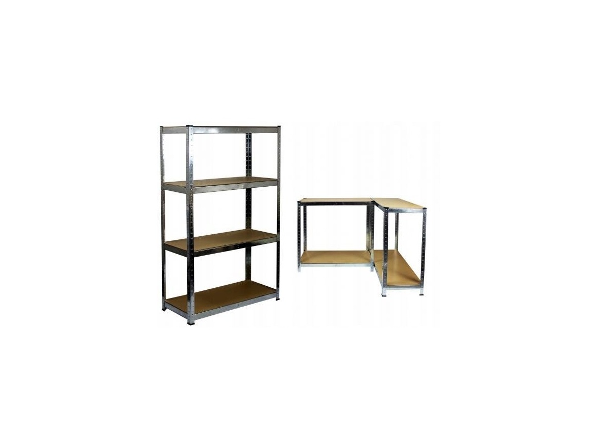 Garden Line Kovový úložný regál GardenLine - 4 police 150 x 70 x 30 cm max 150 kg na polici