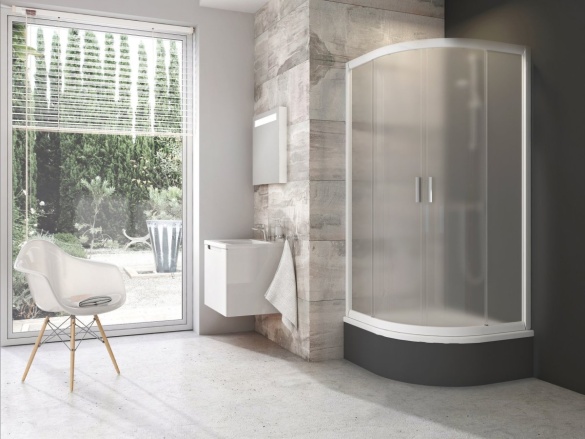 Ravak BLCP4 Sabina 90x90, satin+transparent