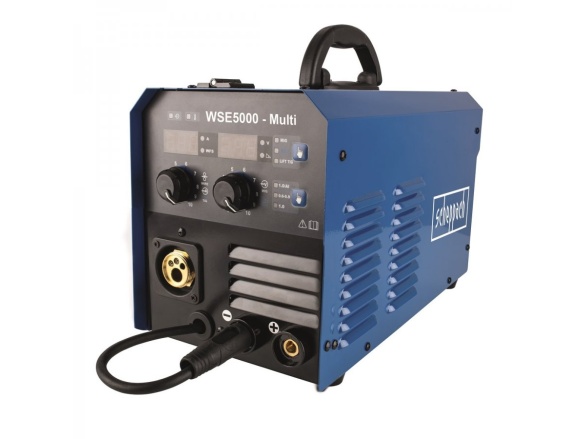Digitální multisvářečka MMA/MIG/TIG/drátová elektroda Scheppach WSE 5000 MULTI