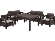 Keter Zahradní set  Corfu II Fiesta - hnědá / béžová