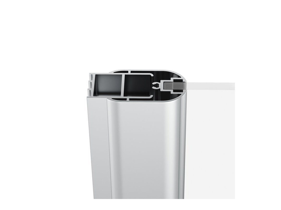 Ravak CSD2 110, čierna+transparent