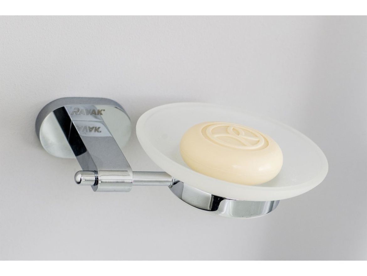 Ravak CR 200.00CR Mydlovnička s držiakom, chróm