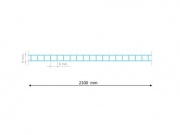 Lexan Polykarbonátová komůrková deska 6 MM OPÁL, 2 stěny