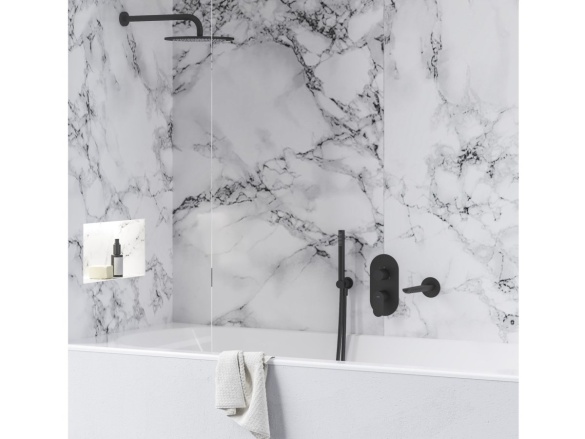 Ravak EL 068.00CR.O3.RB07F Podomítková baterie 3-cestná bez tělesa, Chrome