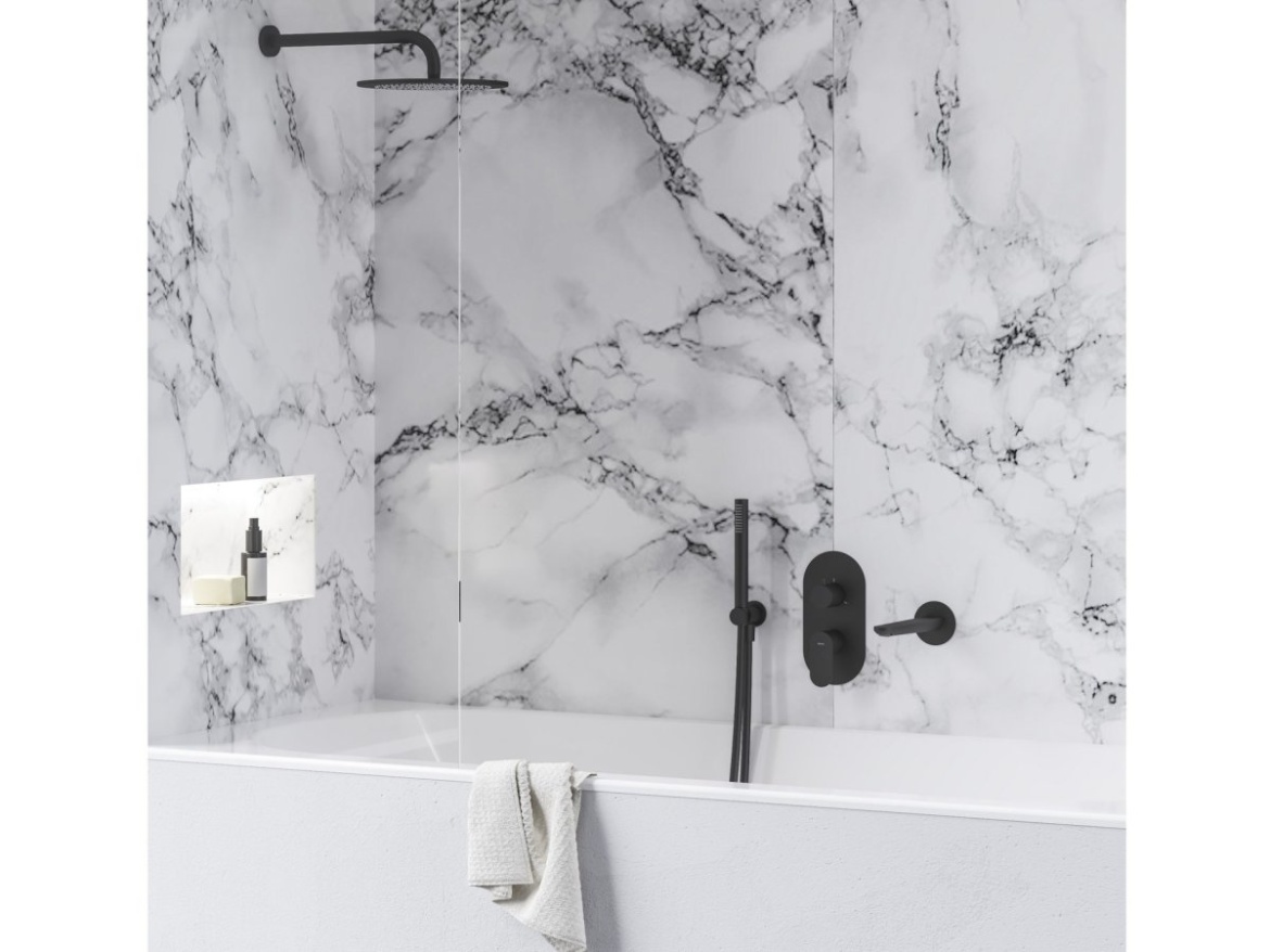 Ravak EL 068.60RGB.O3.RB07F Podomietková batéria 3-cestná pre R-box, ružové zlato kefované