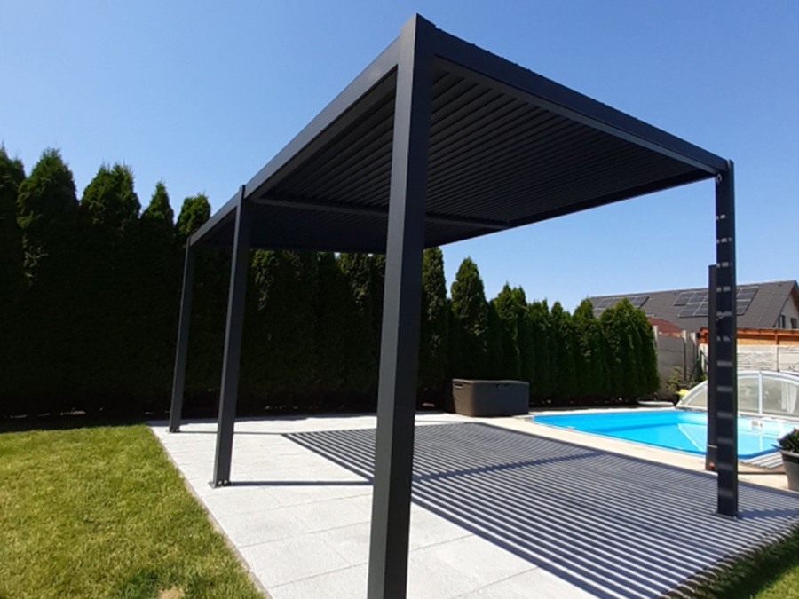 Montáže pergol, zimných záhrad a striešok