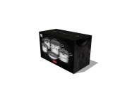 G21 Sada nádobí  Gourmet Miracle s cedníkem, 9 dílů, nerez/greblon