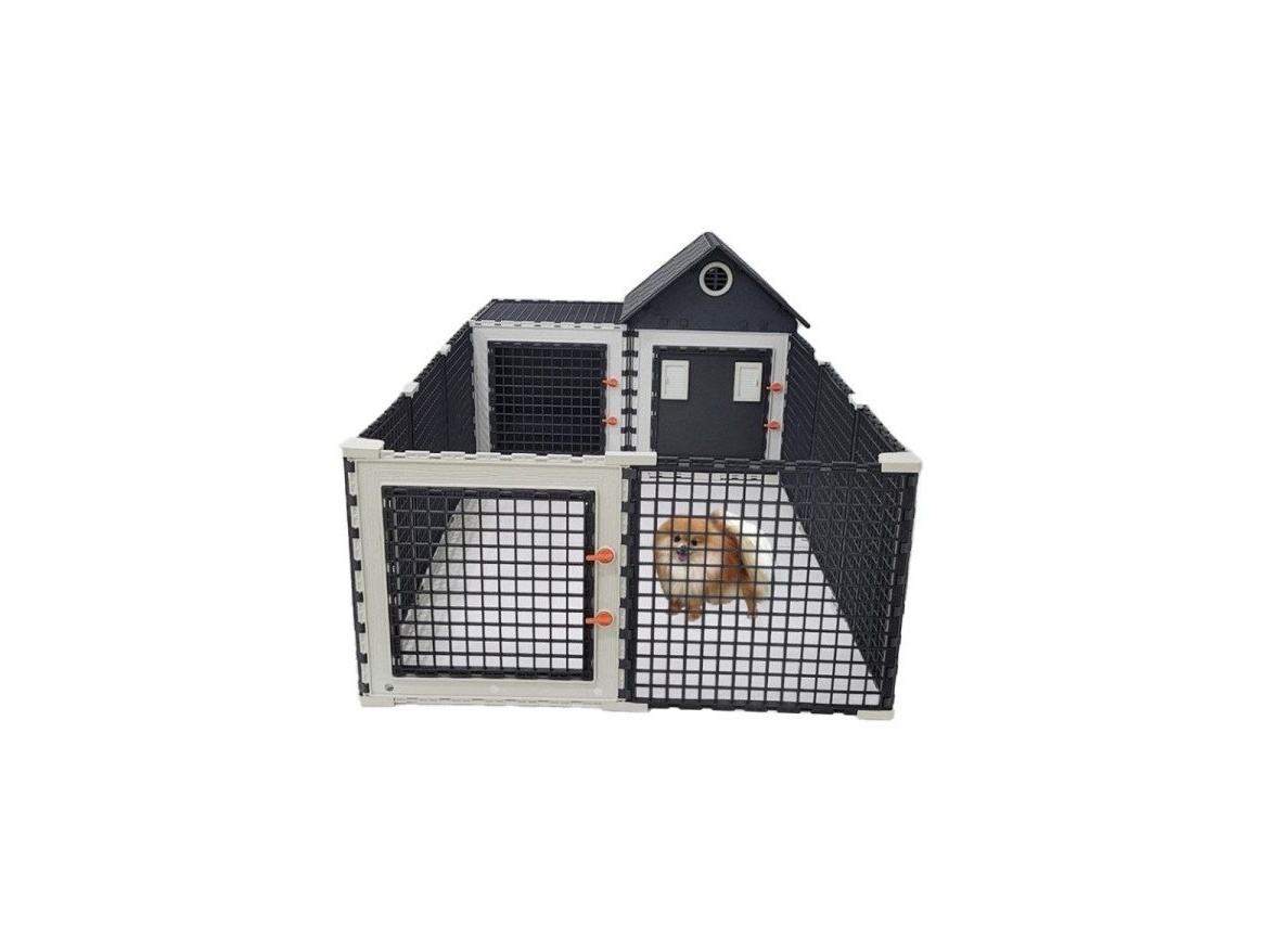 Scobax Modulární výběh s boudou Leganest 200 x 100 cm – pro domácí mazlíčky