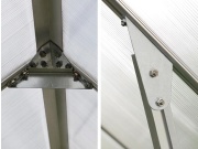 Üvegház Palram Essence silver