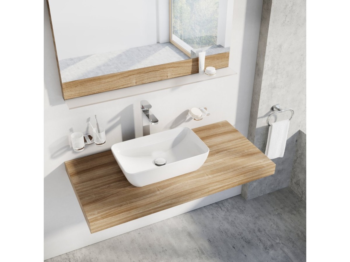 Ravak Umyvadlová pileta pevná, keramická, bílá