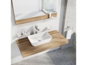 Ravak Umyvadlová pileta pevná, keramická, bílá