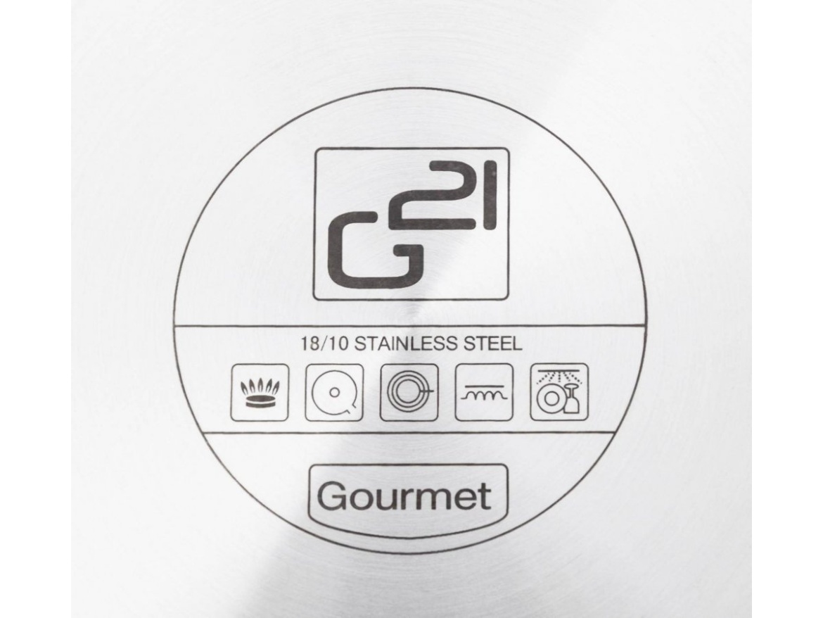 G21 Sada nádobí  Gourmet Magic s cedníkem, 4 díly, nerez