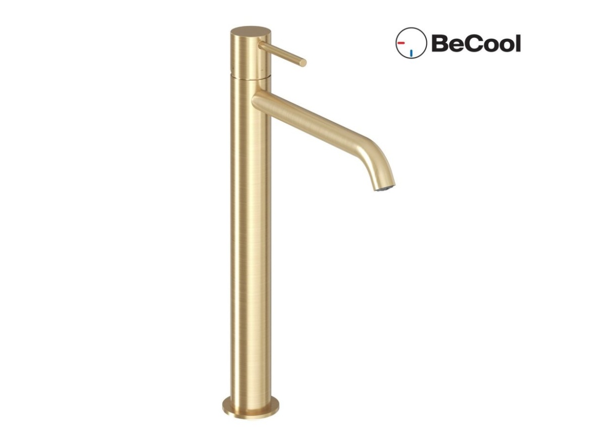 Ravak ES 015.11WV Umyvadlová stojánková baterie BeCool 340 mm bez výpusti, White Velvet