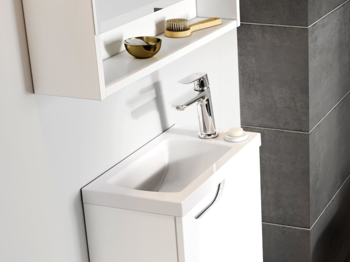 Ravak Umývátko Classic II 40, s otvorem pro baterii, bez přepadu