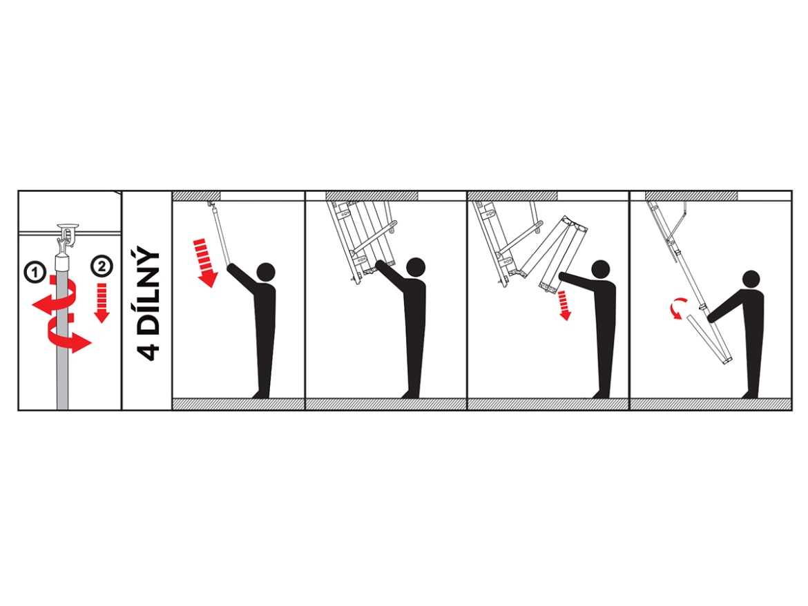 Půdní schody Oman Long Termo PS