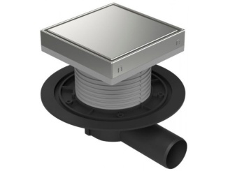 Technická sanita –  Chuděj PVBU 50 (univerzální) 150 x 150 mm, oceľ, Steel, K3, ne