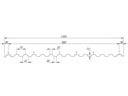 Polykarbonátová trapézová deska Lanit Plast CSE FR TR