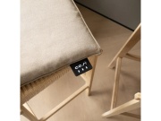 COSI Cosi vyhřívací podsedák na baterii solid přírodní 40x40cm