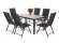 Home & Garden Zahradní nábytek Ibiza Alu Black / Black 6+1