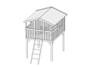 Detský domček Karibu Dětský domek Benjamin