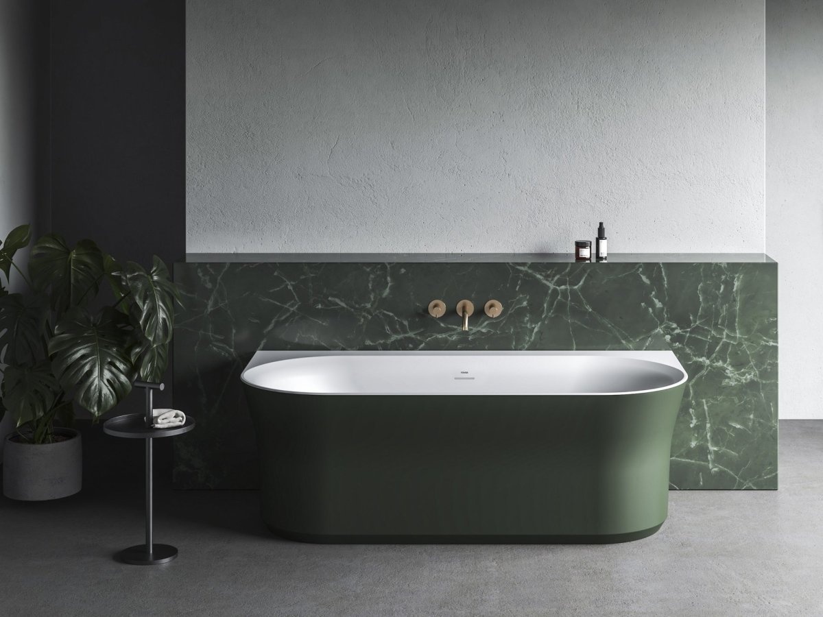 Ravak Vaňa Ypsilon Wall 178x86, voľne stojaca, čierna/biela, krytka odtoku čierna/biela/chróm