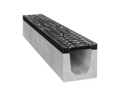 Betonový žlab s litinovou mříží Gutta D400